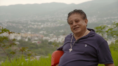 El padre Carlos Triana, sacerdote amenazado por los narcos en la Sierra de Guerrero.