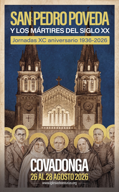 Jornadas martiriales en Covadonga del 26 al 28 de agosto de 2026.