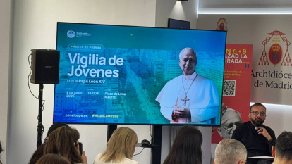 Así fue la presentación de la Vigilia con los Jóvenes por parte del arzobispado de Madrid.