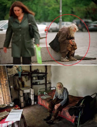 Vivía con una pensión de 95 dólares al mes.